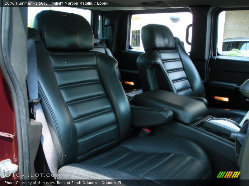  2006 H2 SUT Ebony Interior