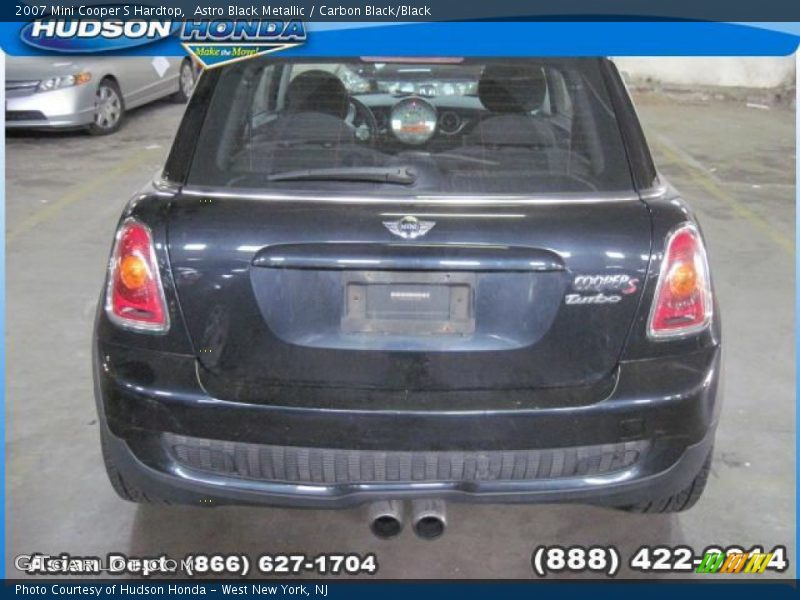 Astro Black Metallic / Carbon Black/Black 2007 Mini Cooper S Hardtop