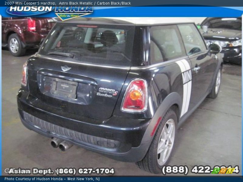 Astro Black Metallic / Carbon Black/Black 2007 Mini Cooper S Hardtop