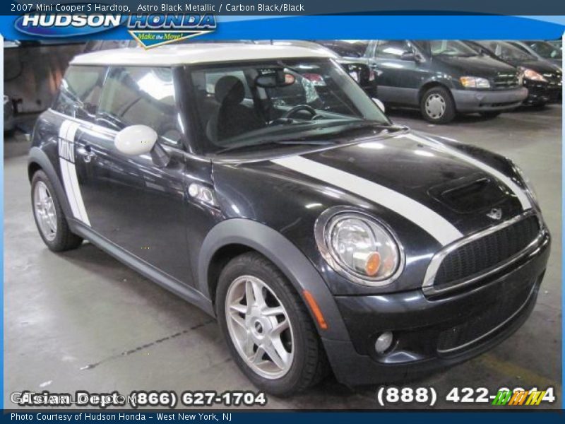 Astro Black Metallic / Carbon Black/Black 2007 Mini Cooper S Hardtop