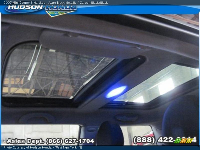 Astro Black Metallic / Carbon Black/Black 2007 Mini Cooper S Hardtop