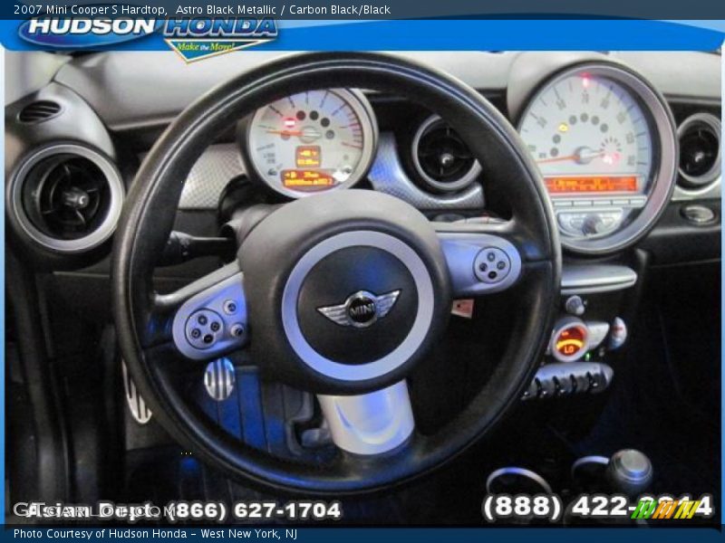 Astro Black Metallic / Carbon Black/Black 2007 Mini Cooper S Hardtop