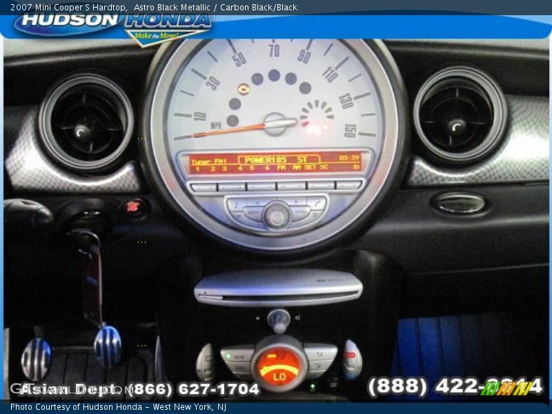 Astro Black Metallic / Carbon Black/Black 2007 Mini Cooper S Hardtop