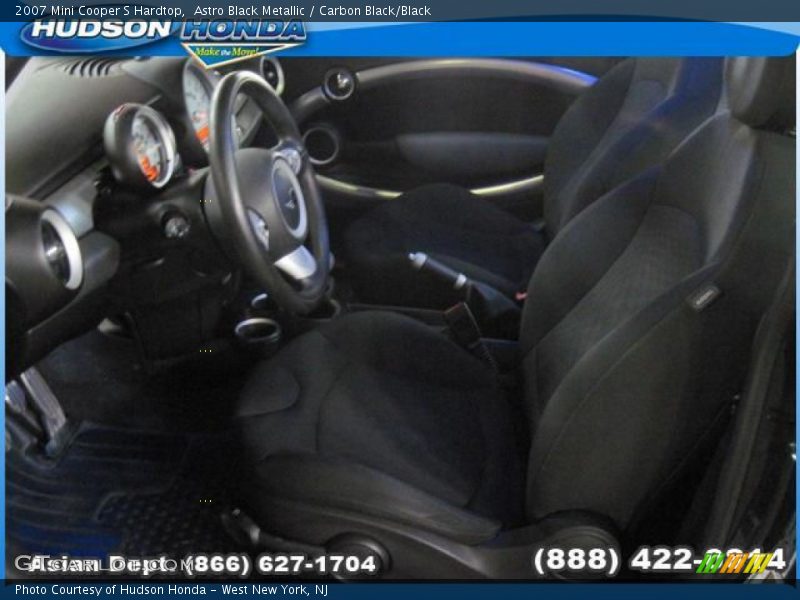 Astro Black Metallic / Carbon Black/Black 2007 Mini Cooper S Hardtop