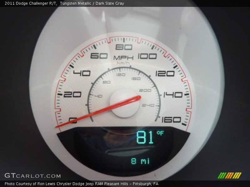 Tungsten Metallic / Dark Slate Gray 2011 Dodge Challenger R/T