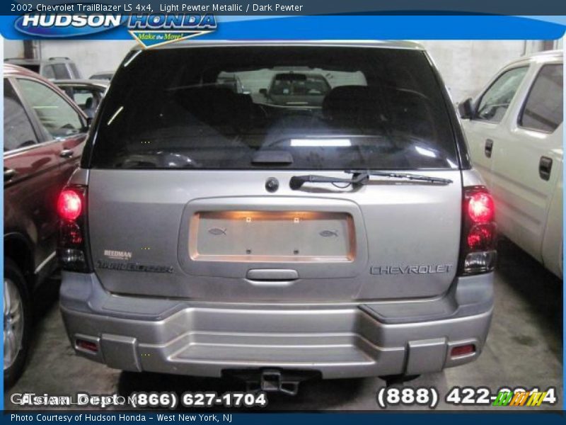 Light Pewter Metallic / Dark Pewter 2002 Chevrolet TrailBlazer LS 4x4