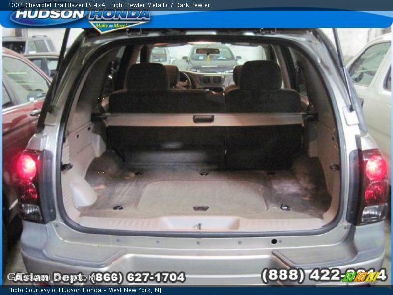Light Pewter Metallic / Dark Pewter 2002 Chevrolet TrailBlazer LS 4x4