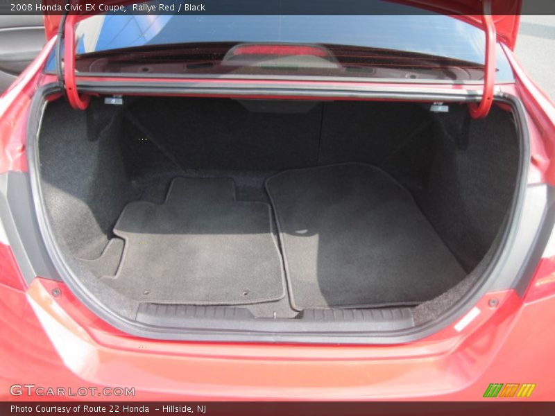 Rallye Red / Black 2008 Honda Civic EX Coupe