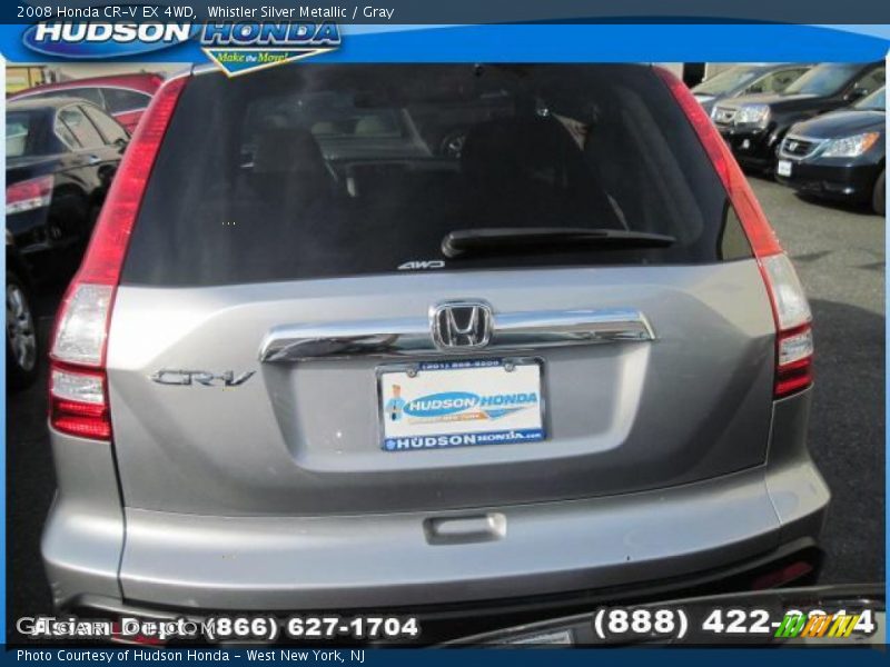 Whistler Silver Metallic / Gray 2008 Honda CR-V EX 4WD