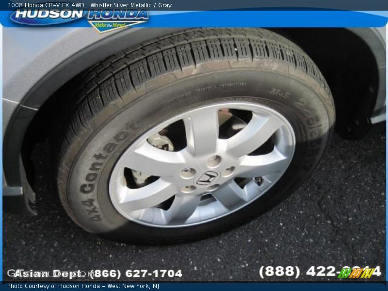 Whistler Silver Metallic / Gray 2008 Honda CR-V EX 4WD