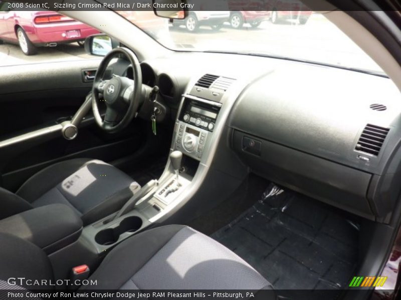 Sizzling Crimson Red Mica / Dark Charcoal Gray 2008 Scion tC