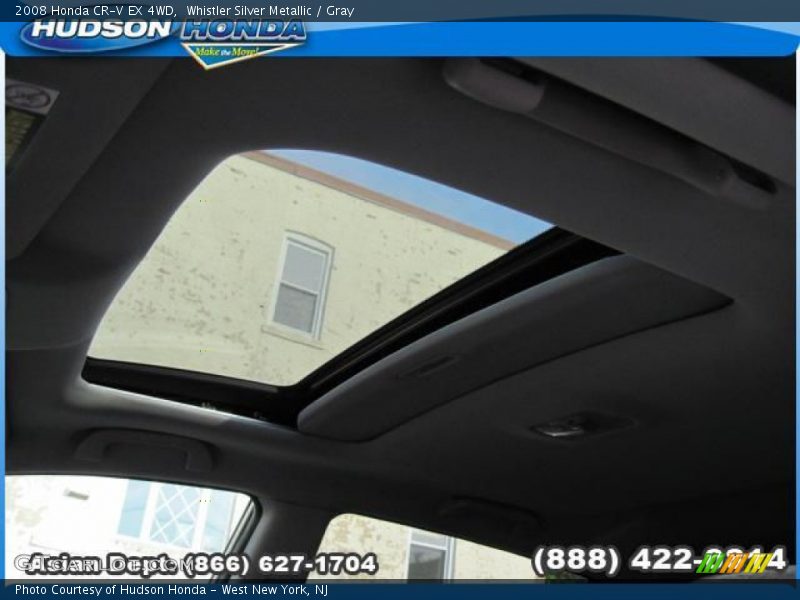 Whistler Silver Metallic / Gray 2008 Honda CR-V EX 4WD