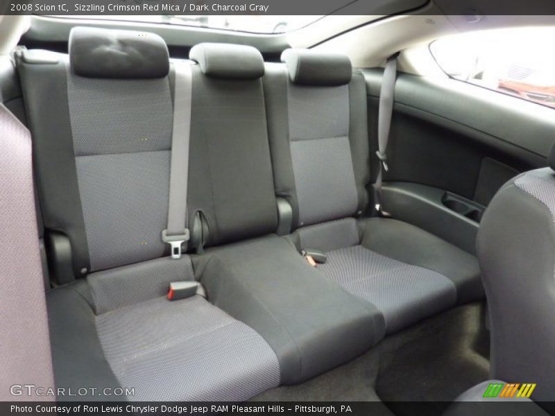 Sizzling Crimson Red Mica / Dark Charcoal Gray 2008 Scion tC