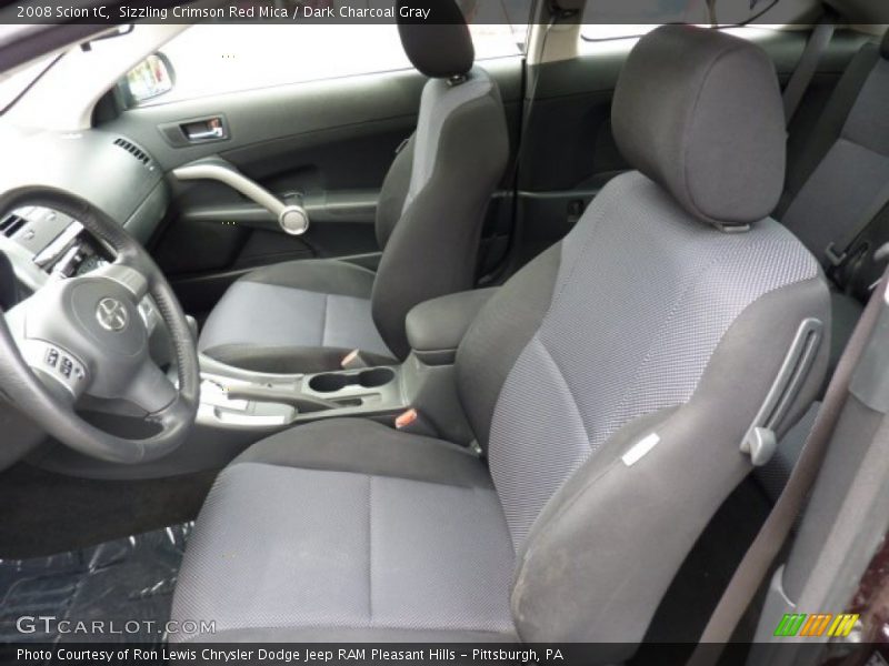 Sizzling Crimson Red Mica / Dark Charcoal Gray 2008 Scion tC