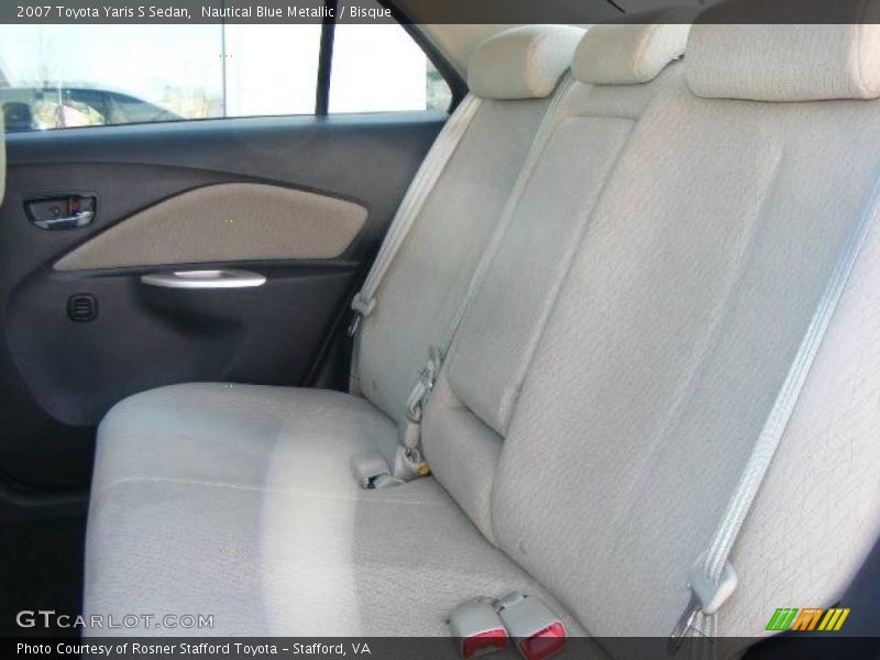 Nautical Blue Metallic / Bisque 2007 Toyota Yaris S Sedan