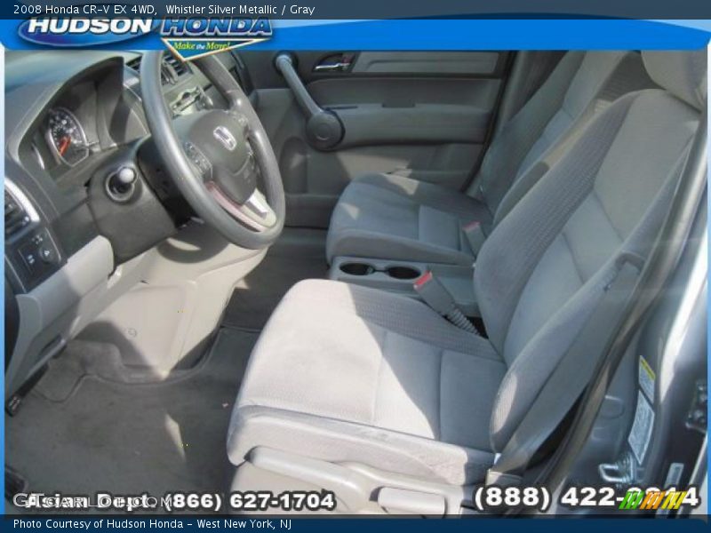 Whistler Silver Metallic / Gray 2008 Honda CR-V EX 4WD