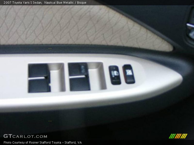 Nautical Blue Metallic / Bisque 2007 Toyota Yaris S Sedan