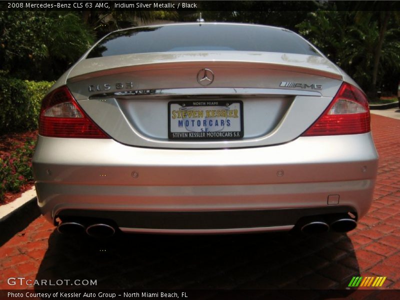 Iridium Silver Metallic / Black 2008 Mercedes-Benz CLS 63 AMG