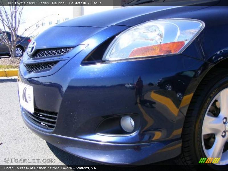 Nautical Blue Metallic / Bisque 2007 Toyota Yaris S Sedan