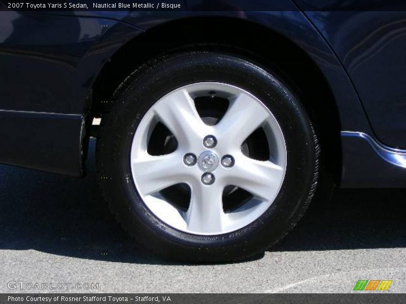 Nautical Blue Metallic / Bisque 2007 Toyota Yaris S Sedan