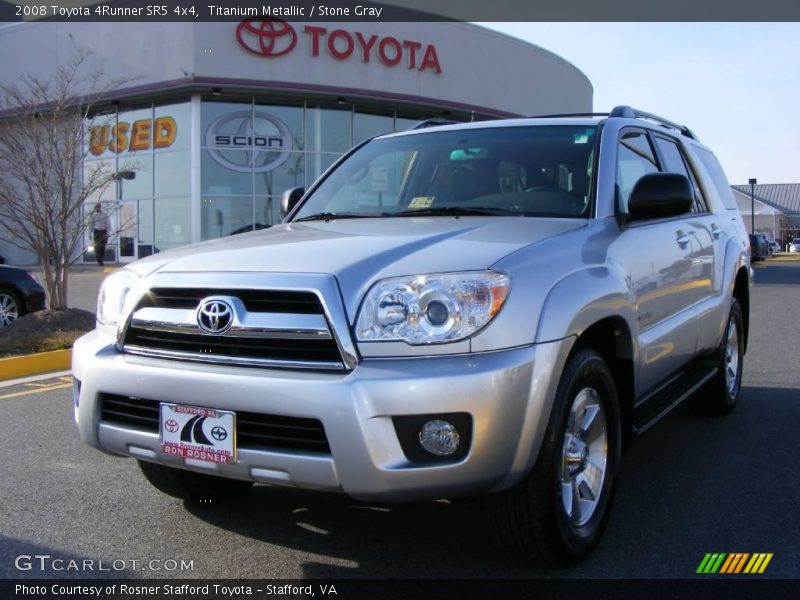 Titanium Metallic / Stone Gray 2008 Toyota 4Runner SR5 4x4