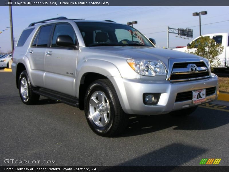 Titanium Metallic / Stone Gray 2008 Toyota 4Runner SR5 4x4
