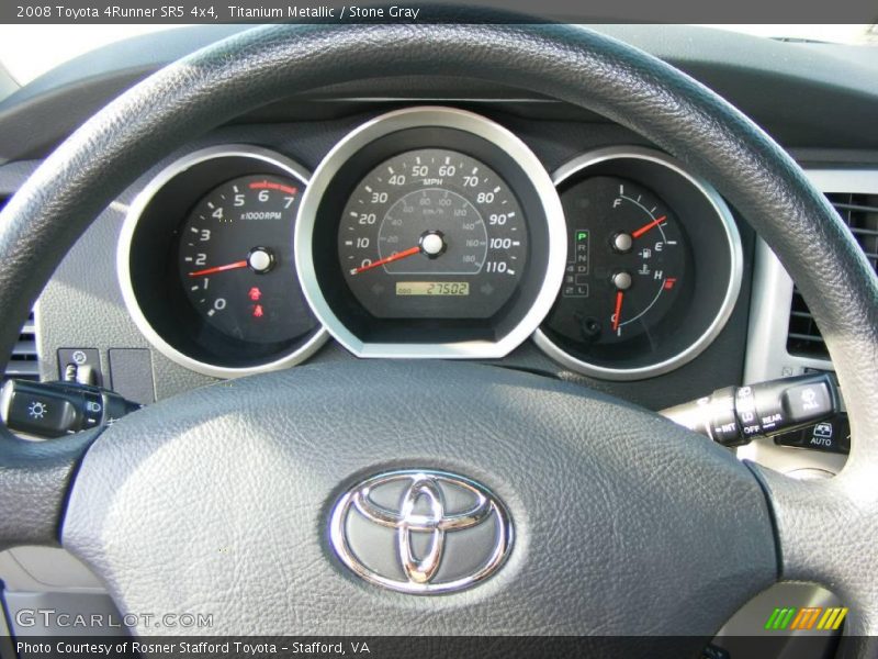 Titanium Metallic / Stone Gray 2008 Toyota 4Runner SR5 4x4