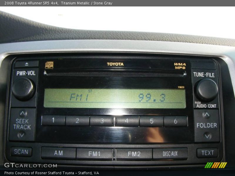 Titanium Metallic / Stone Gray 2008 Toyota 4Runner SR5 4x4