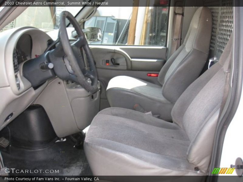  2003 Astro Commercial Neutral Interior