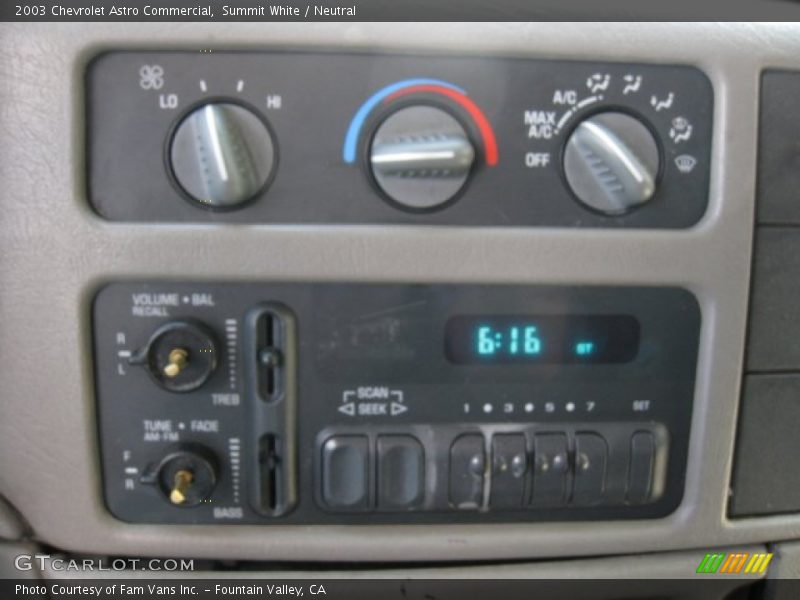 Summit White / Neutral 2003 Chevrolet Astro Commercial