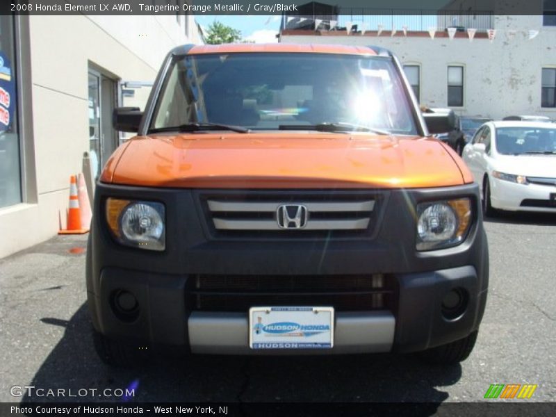 Tangerine Orange Metallic / Gray/Black 2008 Honda Element LX AWD