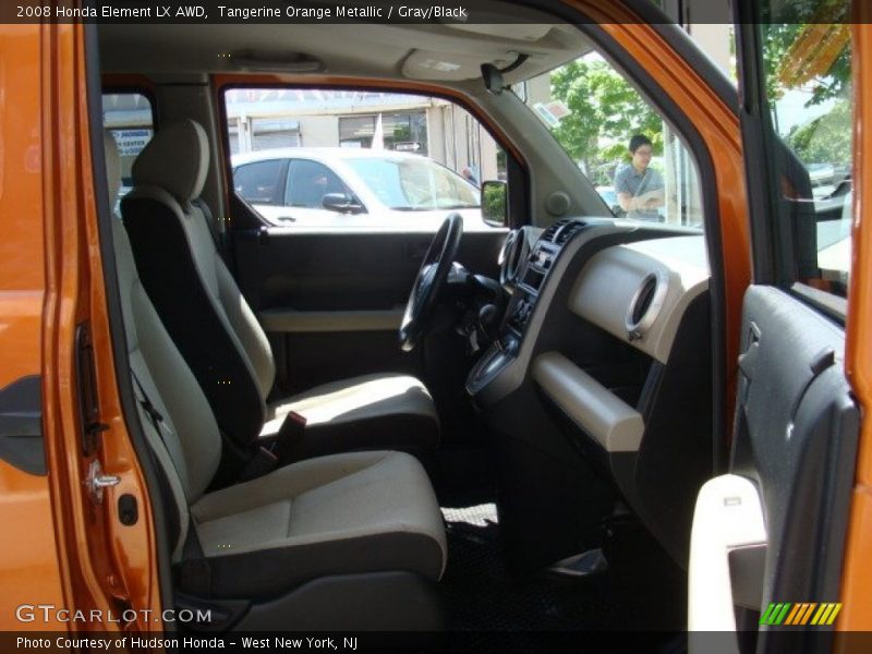 Tangerine Orange Metallic / Gray/Black 2008 Honda Element LX AWD