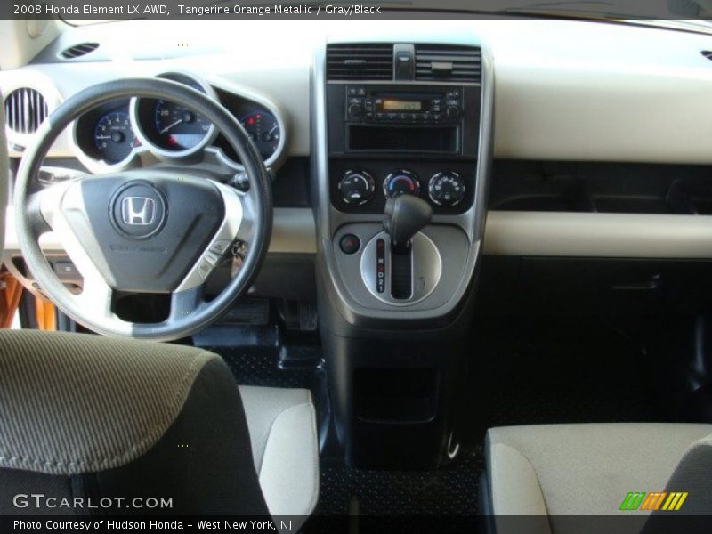Tangerine Orange Metallic / Gray/Black 2008 Honda Element LX AWD