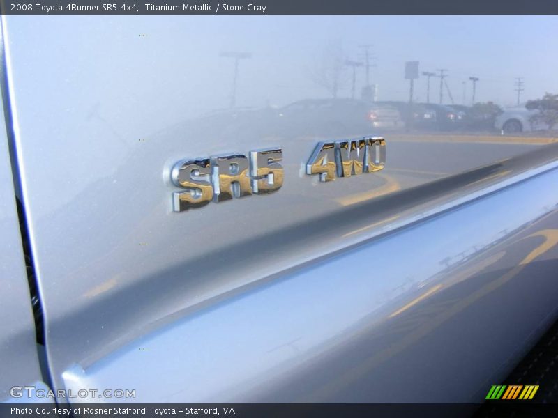 Titanium Metallic / Stone Gray 2008 Toyota 4Runner SR5 4x4