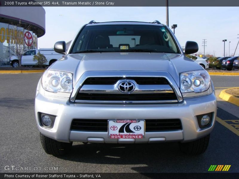 Titanium Metallic / Stone Gray 2008 Toyota 4Runner SR5 4x4