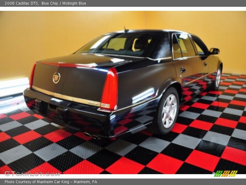 Blue Chip / Midnight Blue 2008 Cadillac DTS