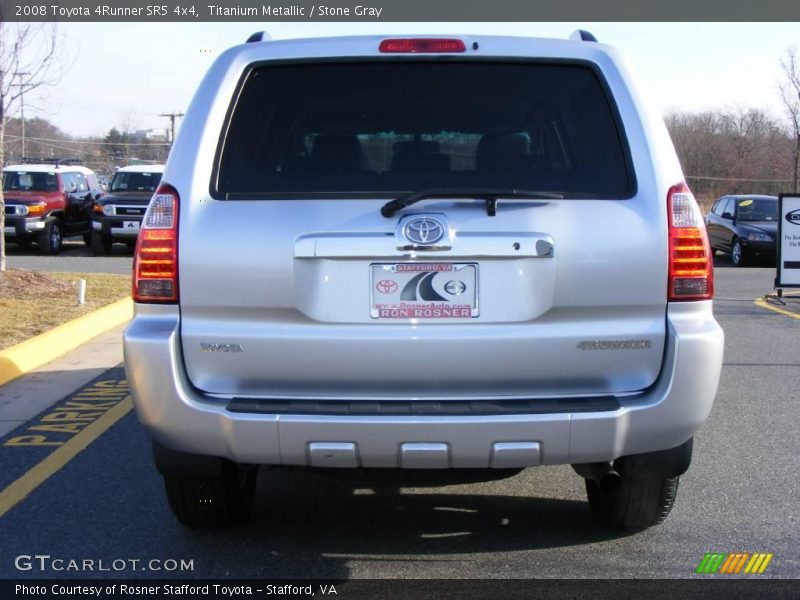 Titanium Metallic / Stone Gray 2008 Toyota 4Runner SR5 4x4