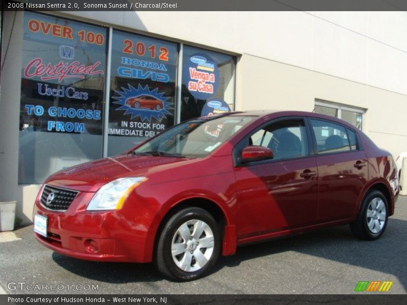 Sonoma Sunset / Charcoal/Steel 2008 Nissan Sentra 2.0
