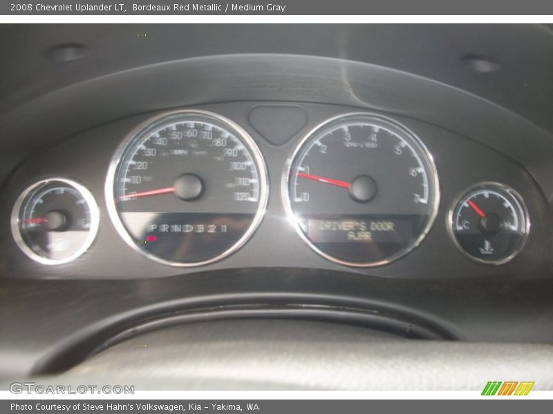 Bordeaux Red Metallic / Medium Gray 2008 Chevrolet Uplander LT