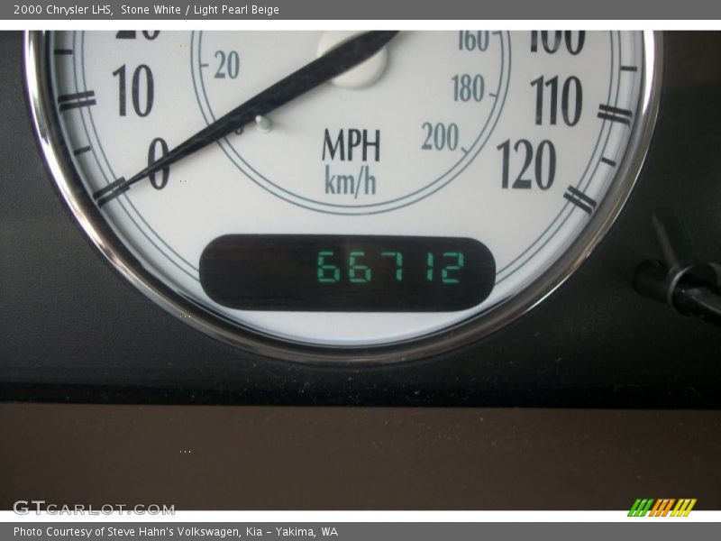 Stone White / Light Pearl Beige 2000 Chrysler LHS
