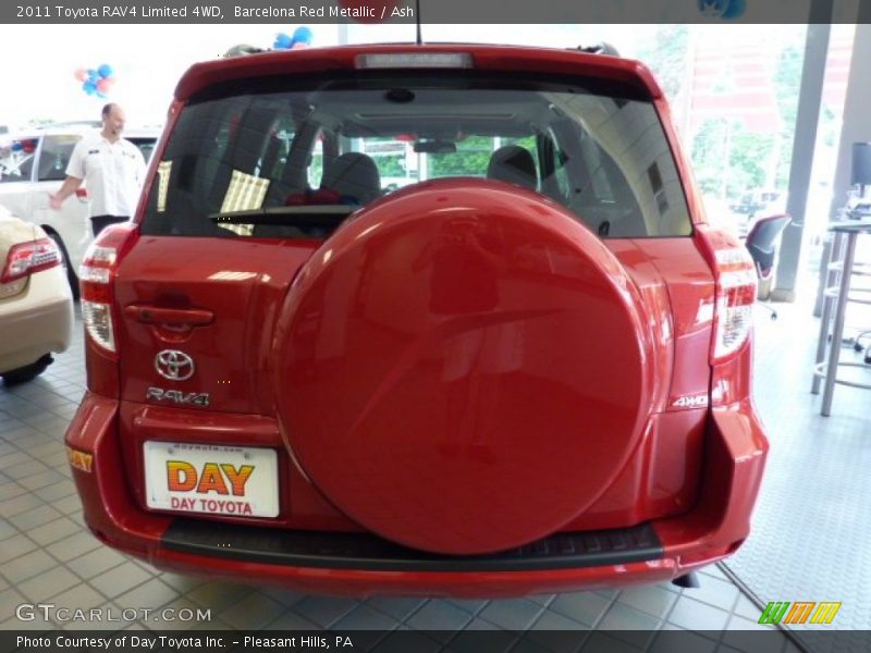 Barcelona Red Metallic / Ash 2011 Toyota RAV4 Limited 4WD
