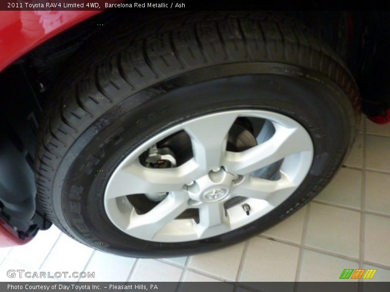 Barcelona Red Metallic / Ash 2011 Toyota RAV4 Limited 4WD