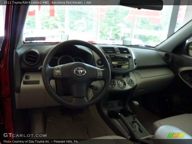 Barcelona Red Metallic / Ash 2011 Toyota RAV4 Limited 4WD