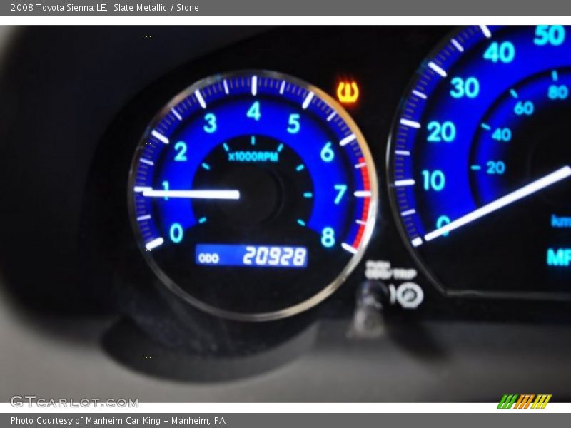 Slate Metallic / Stone 2008 Toyota Sienna LE