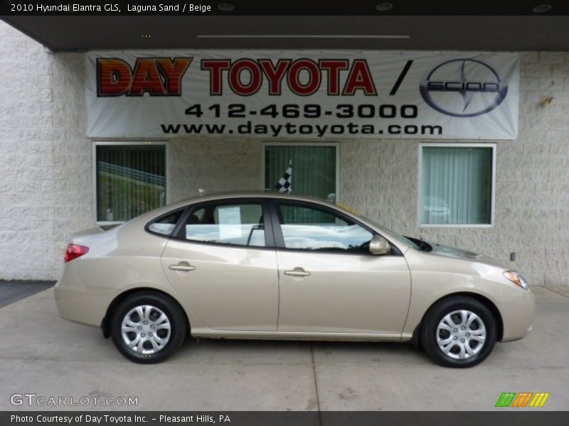 Laguna Sand / Beige 2010 Hyundai Elantra GLS