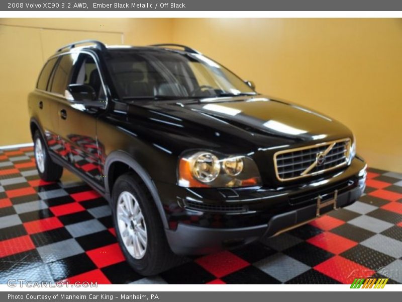 Ember Black Metallic / Off Black 2008 Volvo XC90 3.2 AWD