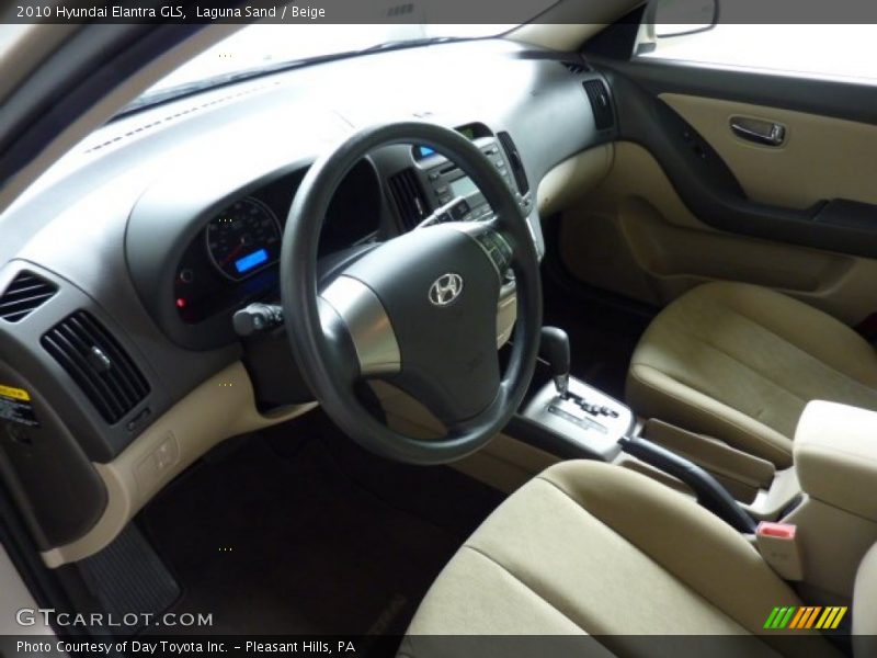 Laguna Sand / Beige 2010 Hyundai Elantra GLS