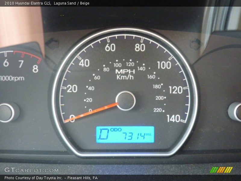 Laguna Sand / Beige 2010 Hyundai Elantra GLS