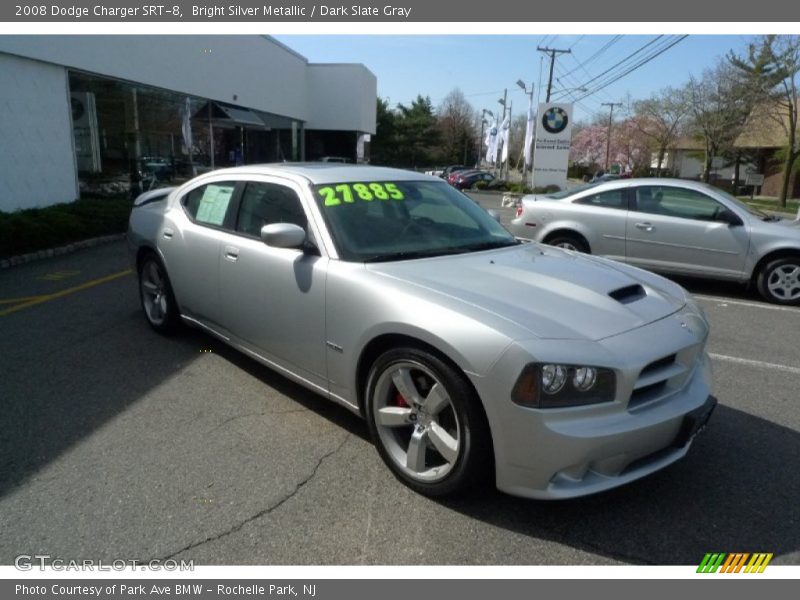 Bright Silver Metallic / Dark Slate Gray 2008 Dodge Charger SRT-8