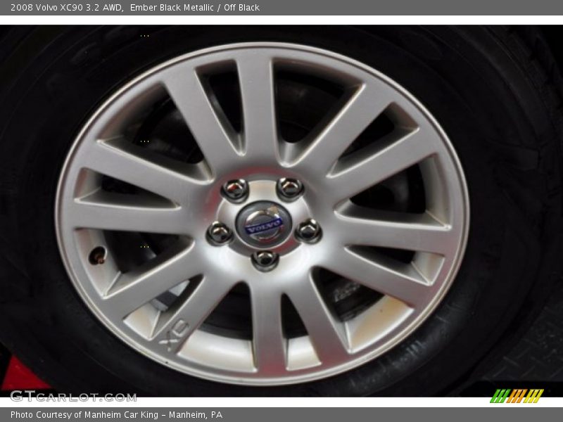 Ember Black Metallic / Off Black 2008 Volvo XC90 3.2 AWD